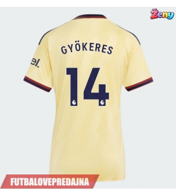 Lacne Ženy Futbalové dres Arsenal Viktor Gyokeres #14 2026-27 Krátky Rukáv - Tretina